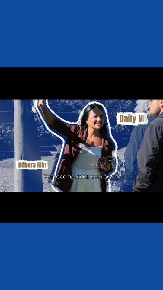 Débora Klinger em shooting — daily vlog